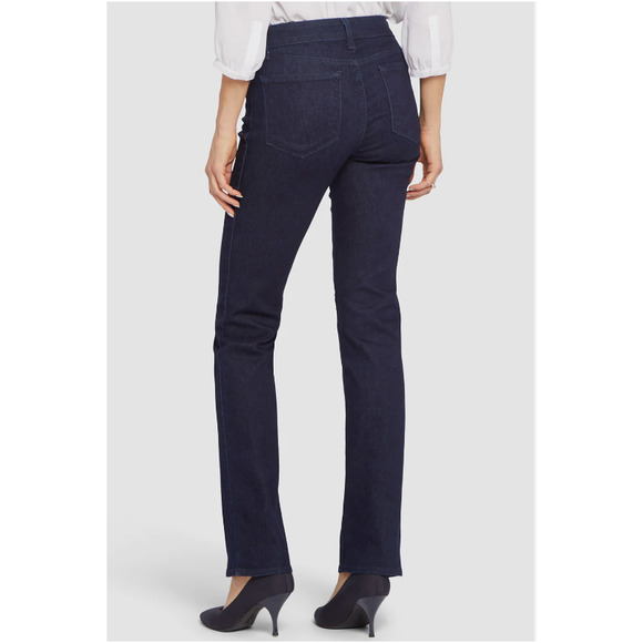 NYDJ 4P Dark Wash Marilyn Straight Lift Tuck Technology Denim Jeans - Picture 2 of 9